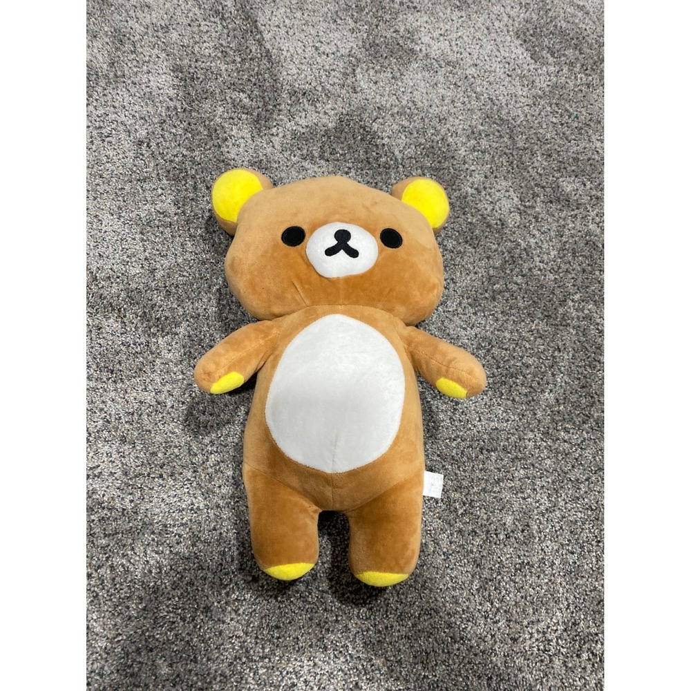 San-X Rilakkuma Plush Brown Bear 16 Inch Stuffed Animal Toy Zipper Back Kawaii